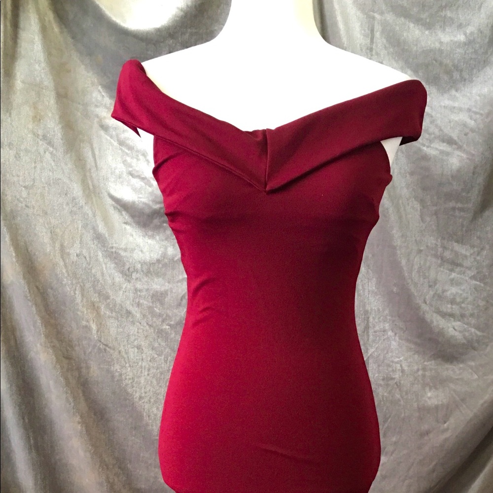 Wine dress